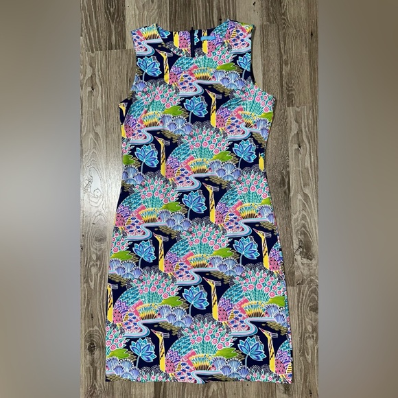 J McLaughlin Sophia Dress Womens Size Medium Sleeveless Knit‎ Multicolor - Picture 5 of 10